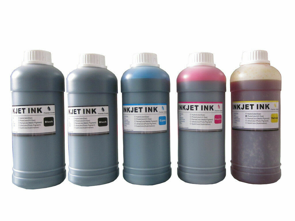 5x500ml ND® non-oem Refill Ink for 502 T502 EcoTank ET-2700 2750 3700 WF ST-2000