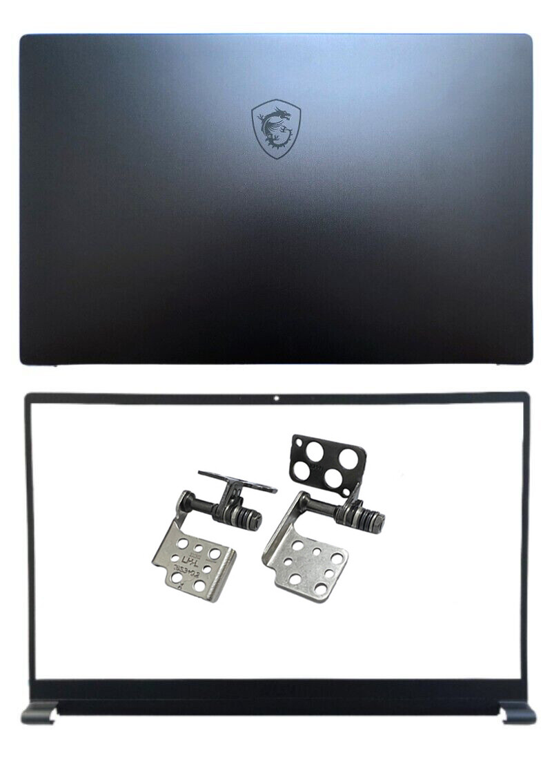 LCD Back Cover+Front Bezel+Hinges For MSI Prestige15 P15 MS-16S3 MS-16S6 15.6in
