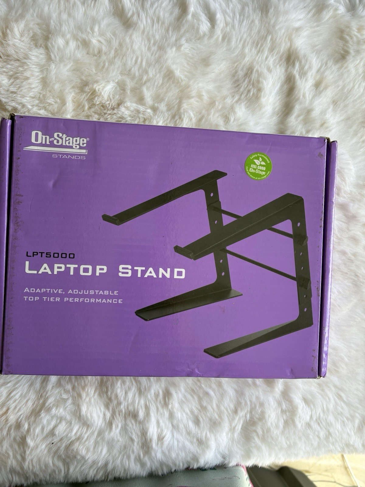On-Stage LPT5000 Adjustable Stand Laptop Stand, Black