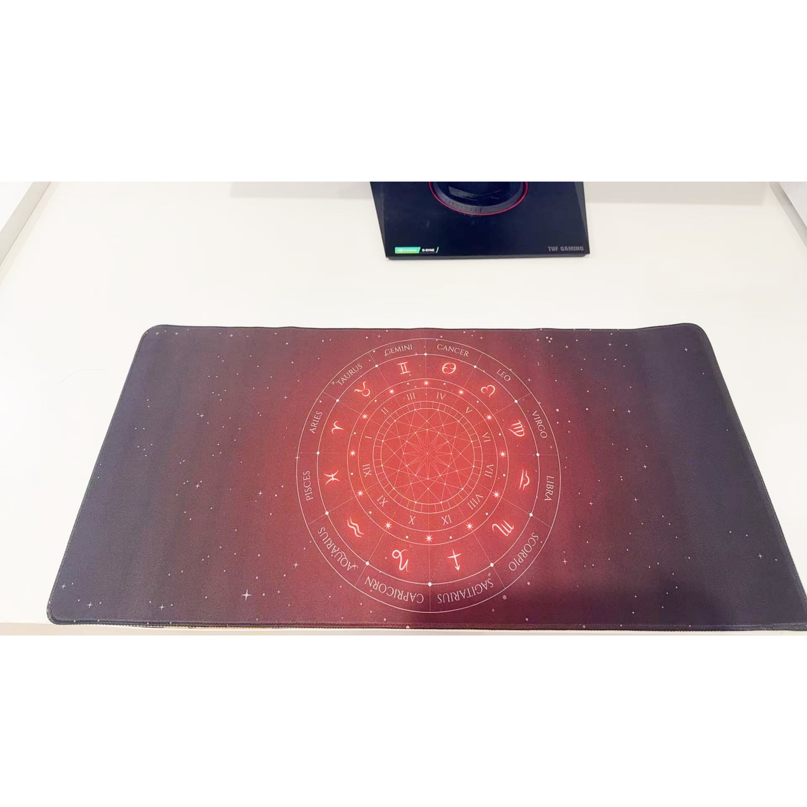 23.6" X 11.5"  Zodiac Constellation Oversized Mouse Pad Game Keyboard Mat