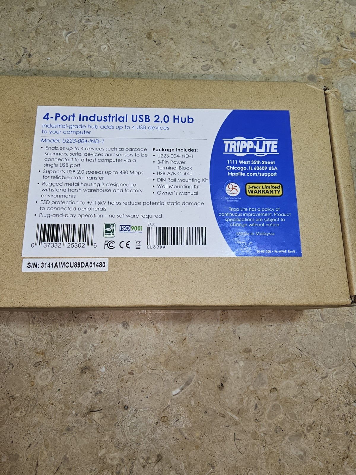 Tripp Lite 4 Port Usb 2.0 Hub
