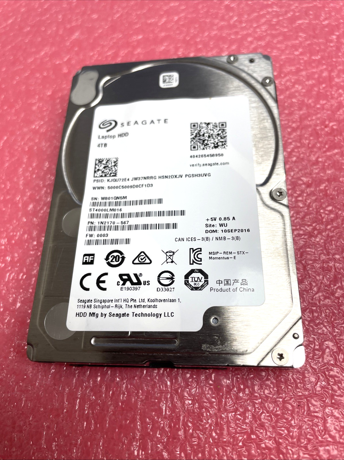 USED Seagate ST4000LM016 1N2170-567 4TB SATA / WORKING /