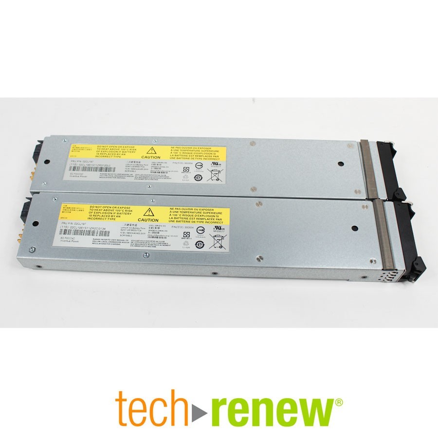 Lot of 2 IBM FlashSystem 900 Battery 02CL197 (Date of Manufacture 2022)