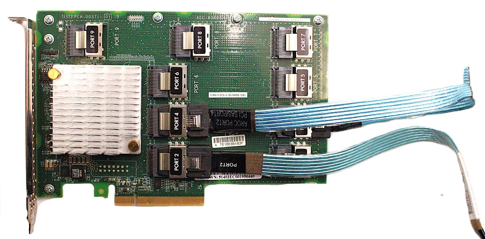 HP HPE AEC-83605 12GB SAS PCIe Smart Array Expander Card + Cable DL380 Gen10 876
