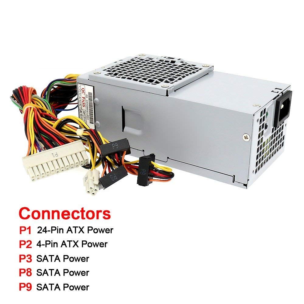 New PSU 250W SFF DT Power Supply for Dell Studio Slim Desktop 540s 537s 560s USA