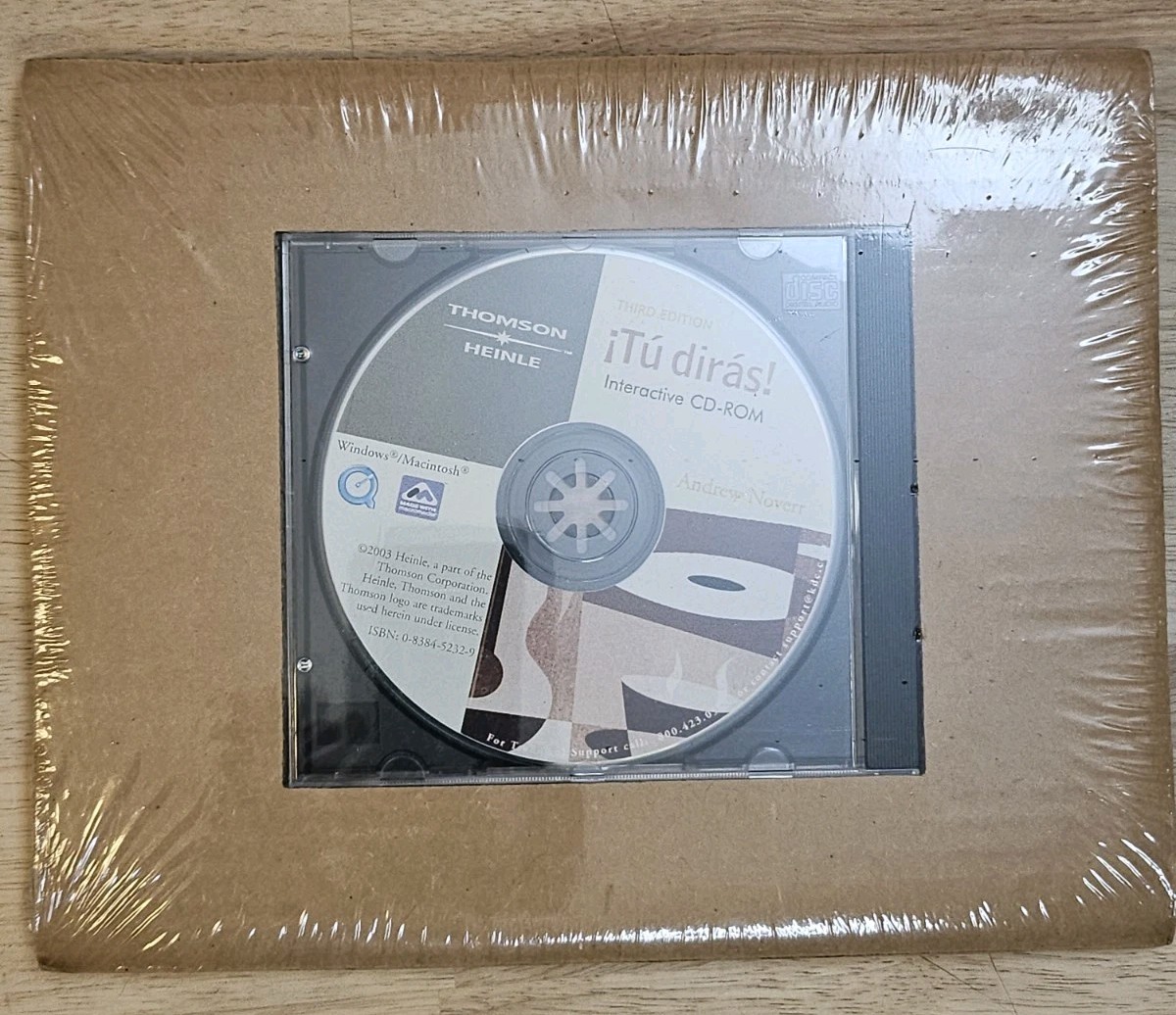 NEW ¡Tú dirás 3rd Ed Interactive CD-ROM Spanish Course Thomson Heinle Sealed