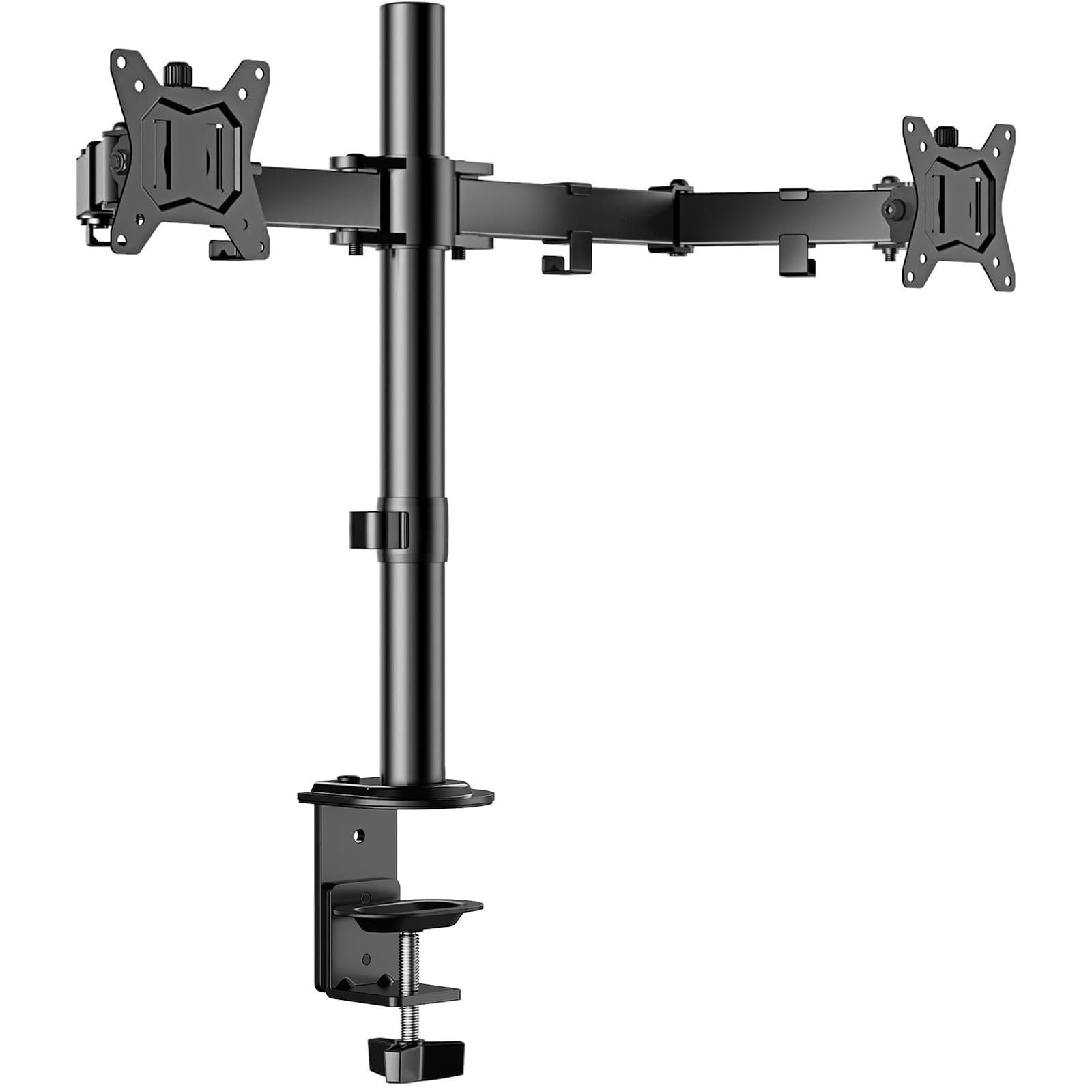 Ergear Dual Monitor Stand, Heavy Duty Adjustable Monitor Desk Mount Fo