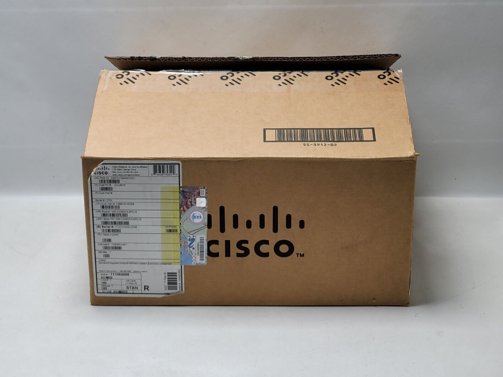 Cisco Catalyst 3560-CX 8-Port PoE+ Switch (WS-C3560CX-8PC-S) - NEW OPEN BOX