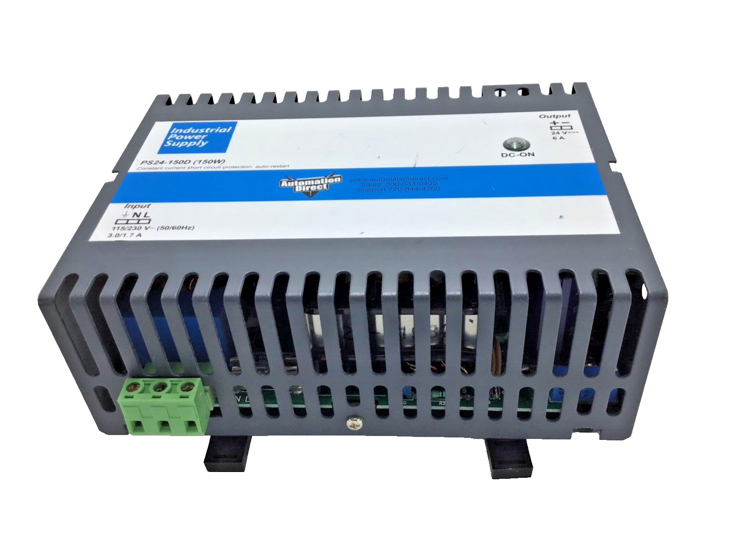 Automation Direct Industrial Power Supply,  PS24-150D (150W)