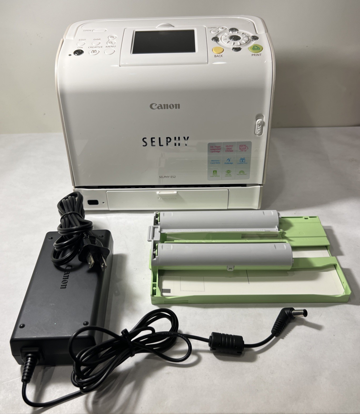 Canon Selphy ES2 - Compact Photo Printer - Compatible with Mac and Windows