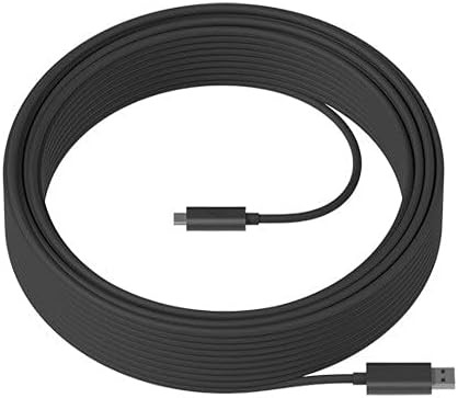Logitech 45m USB 3.2 Active Optical Extension Cable High Speed Data Transfer