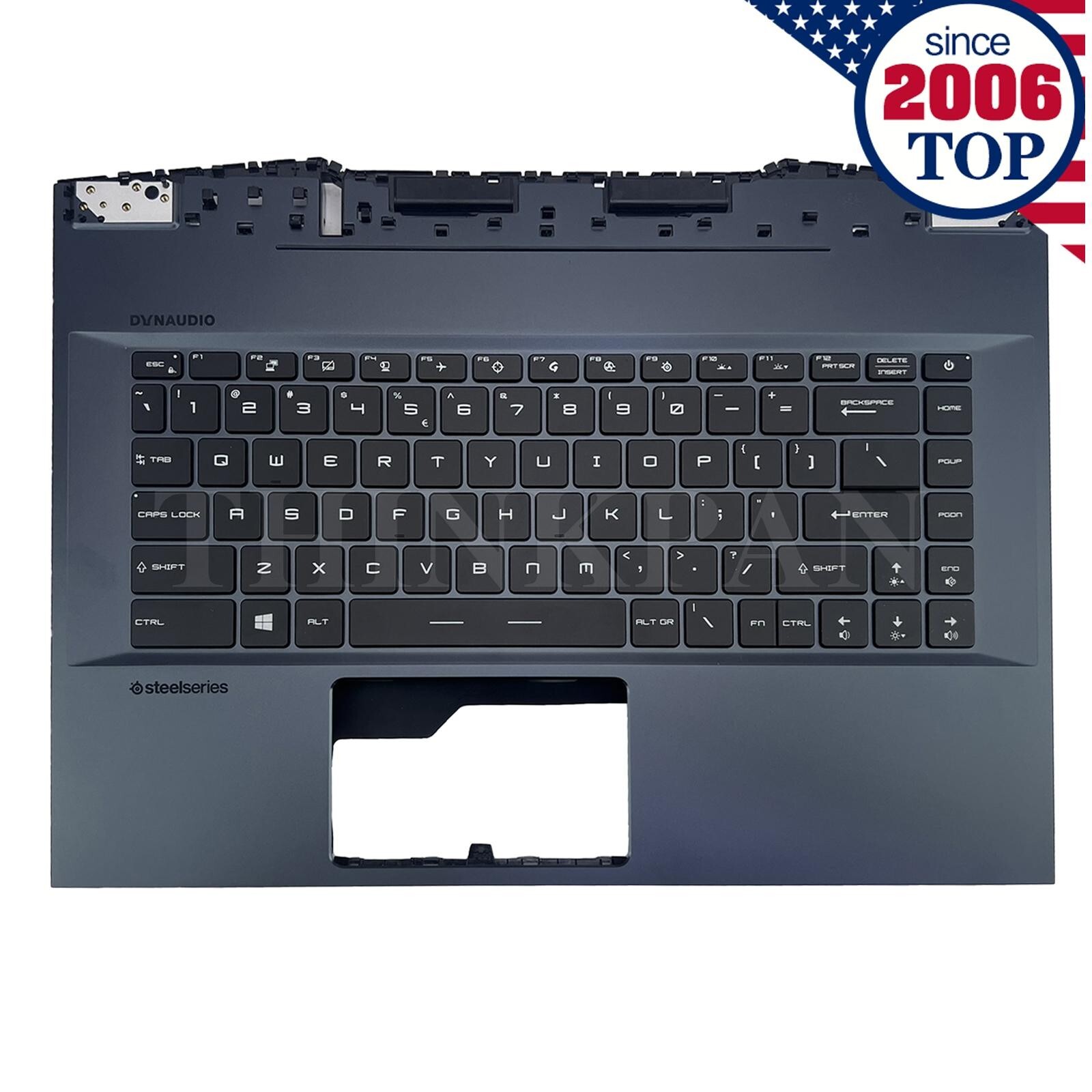New MSI GE66 Raider MS-1541 1542 1543 Palmrest Full Colorful Backlit Keyboard US