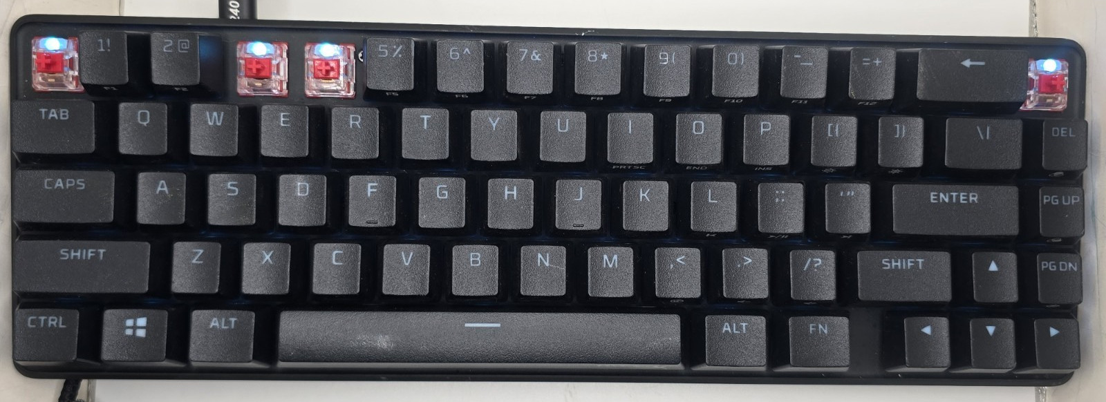 Used - MISSING KEYCAPS - HyperX Alloy Origins 65 Wired USB C Keyboard