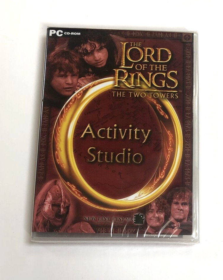 The Lord Of The Rings The Two Towers Activity Studio PC CD-Rom Rare New Sealed