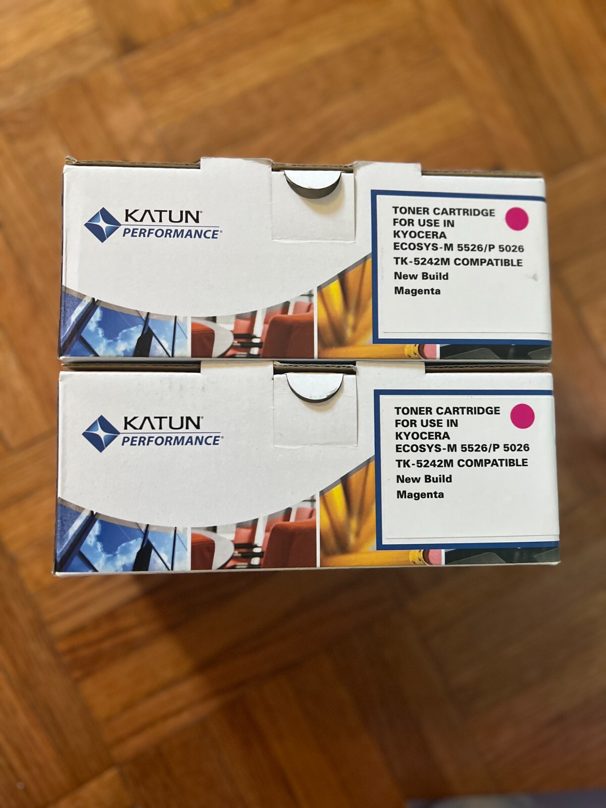 LOT OF 6  KATUN PERFORMANCE Toner Cartridge MAGENTA, YELLOW, CYAN