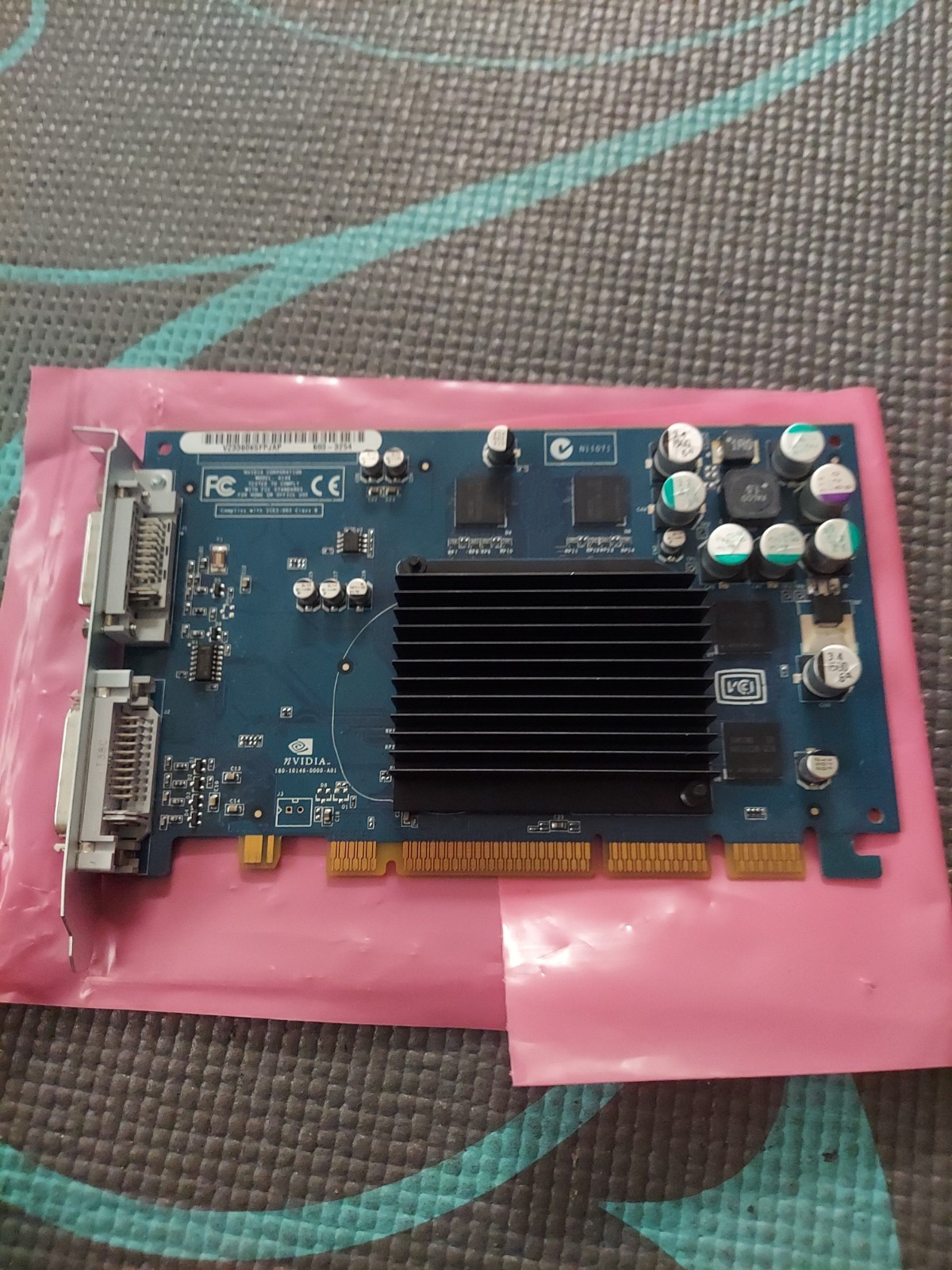 Apple Power Mac G5 Nvidia GeForce FX 5200 64MB DVI ADP Graphics Card 603-3254