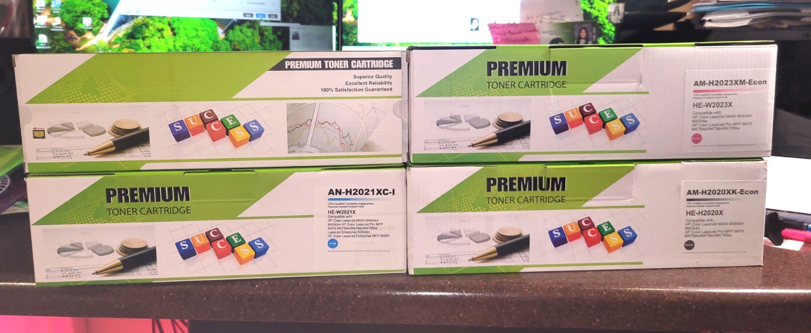 V4INK 4PK 414A Toner for HP W2020A Color Laserjet Pro M454dw M479fdw With chip