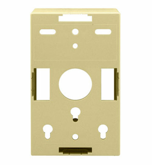 5 pack of SINGLE GANG PLASTIC SURFACE MOUNT BACK BOX FOR WALL PLATE 
