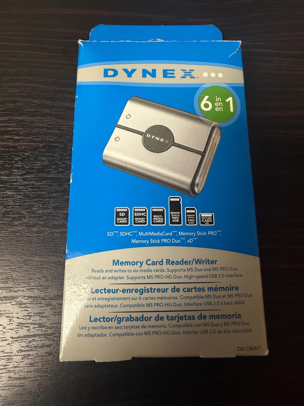 DX-CR6N1 6 In 1 Card Reader Very Good