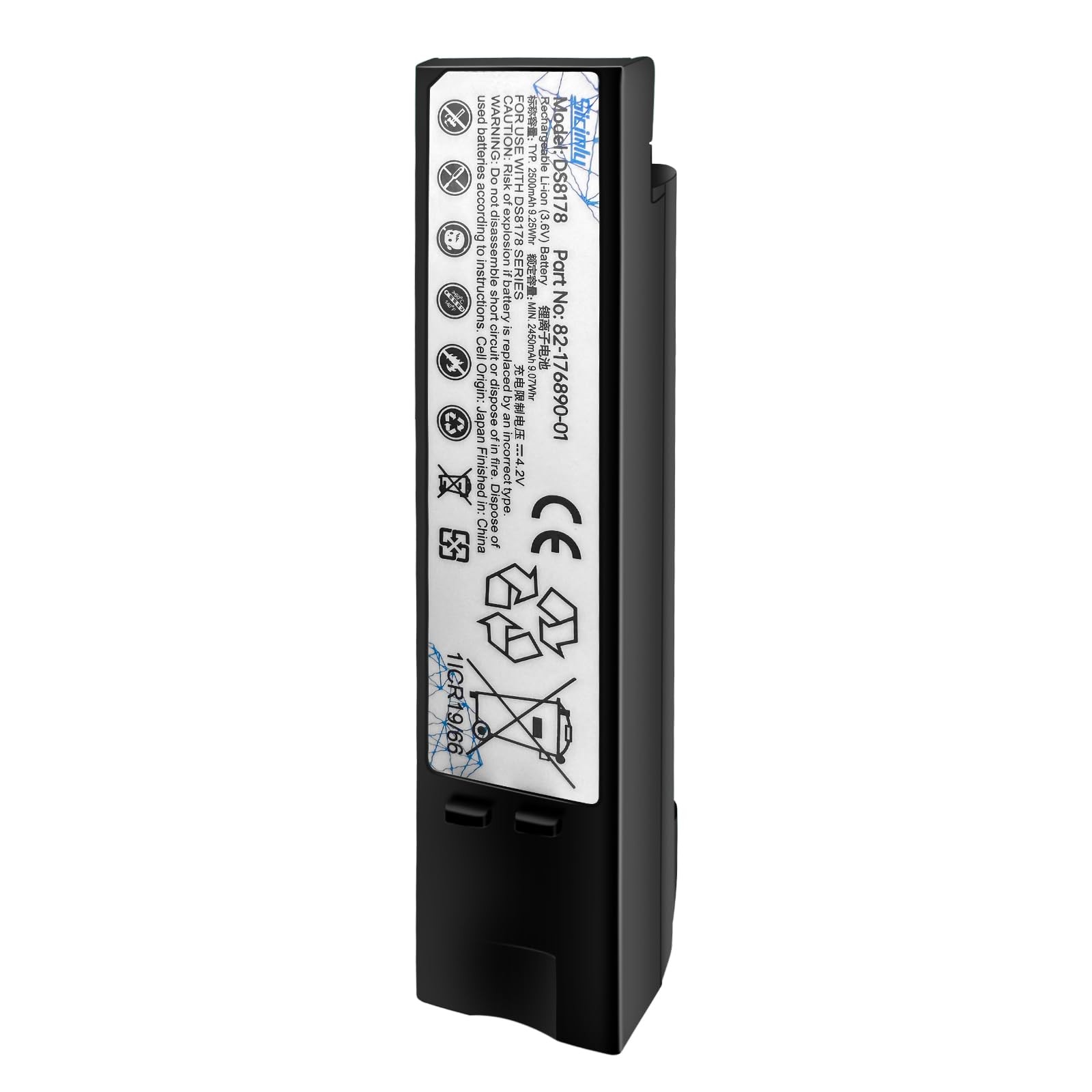 82-176890-01 Replacement Battery for Zebra DS8100 DS8178 DS8170 Series Barcode s