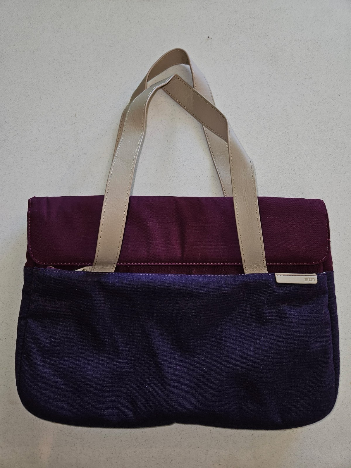 STM Sydney Australia Grace Deluxe Sleeve for 15" Laptop Purple Tote Bag