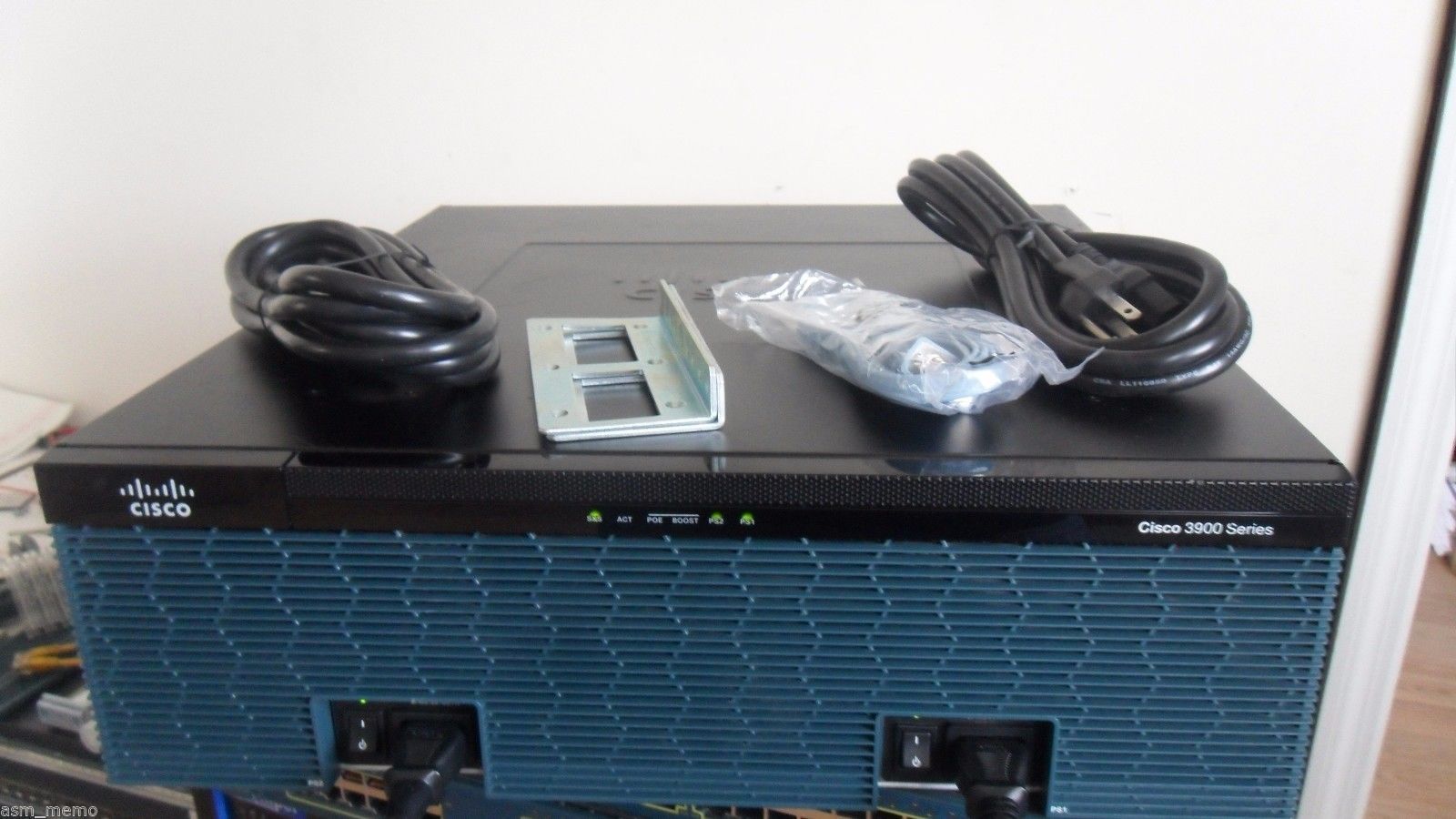 CISCO 3925/K9 3-Port Gigabit ROUTER 3900-SPE100/K9 2GigDRAM ios-15.7M DUAL Power