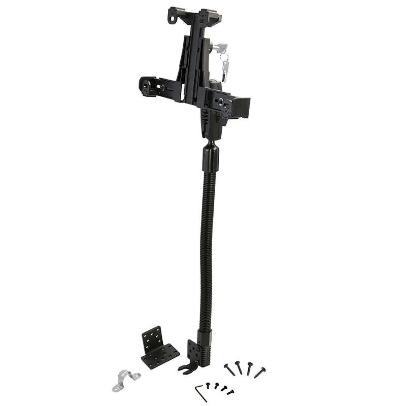 Arkon TAB58825MM Robust Locking Tablet Seat Rail or Floor Mount for iPad & MORE