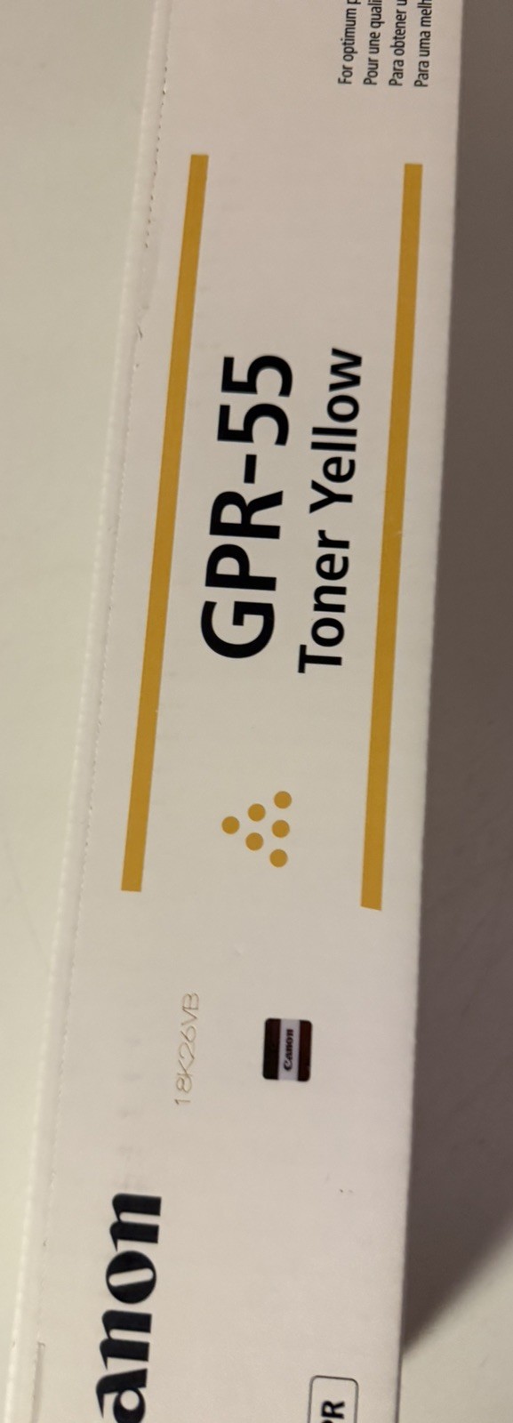 CANON GPR-55 Yellow Toner 0484C003 imageRunner C5535i C5540i C5550i OEM NEW