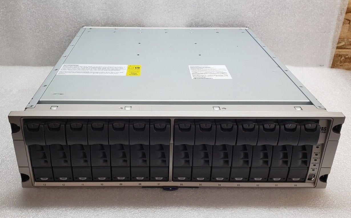 NetApp RS-1401 Hard Drive Array 430-00019+B0  W/ 2X RS-PSU-450 Power Supply #99