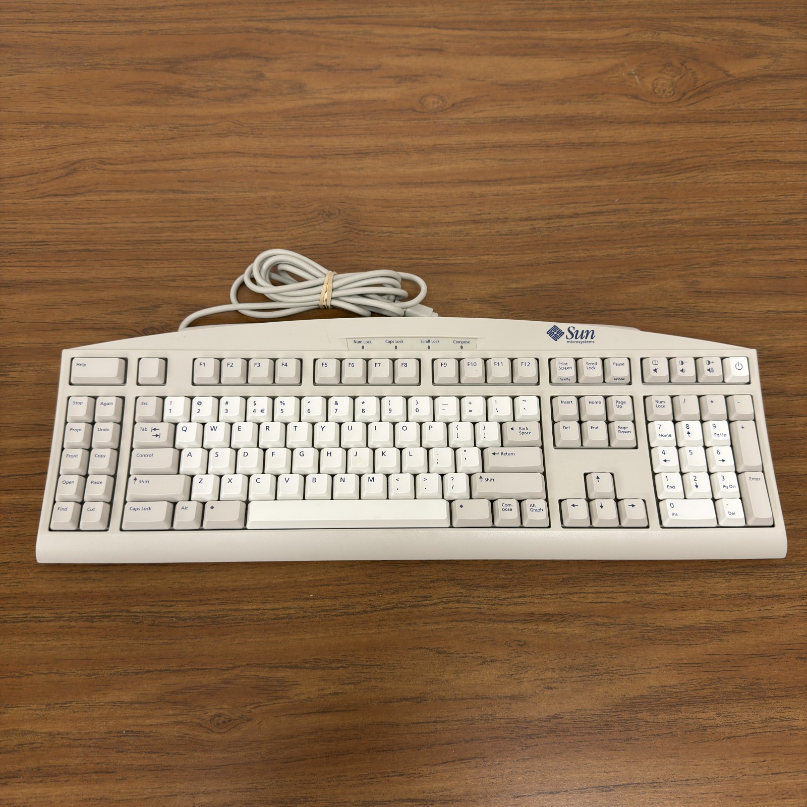 Sun Microsystems Type 6 Keyboard N860-8705-T010 3201272-01 Tested Working