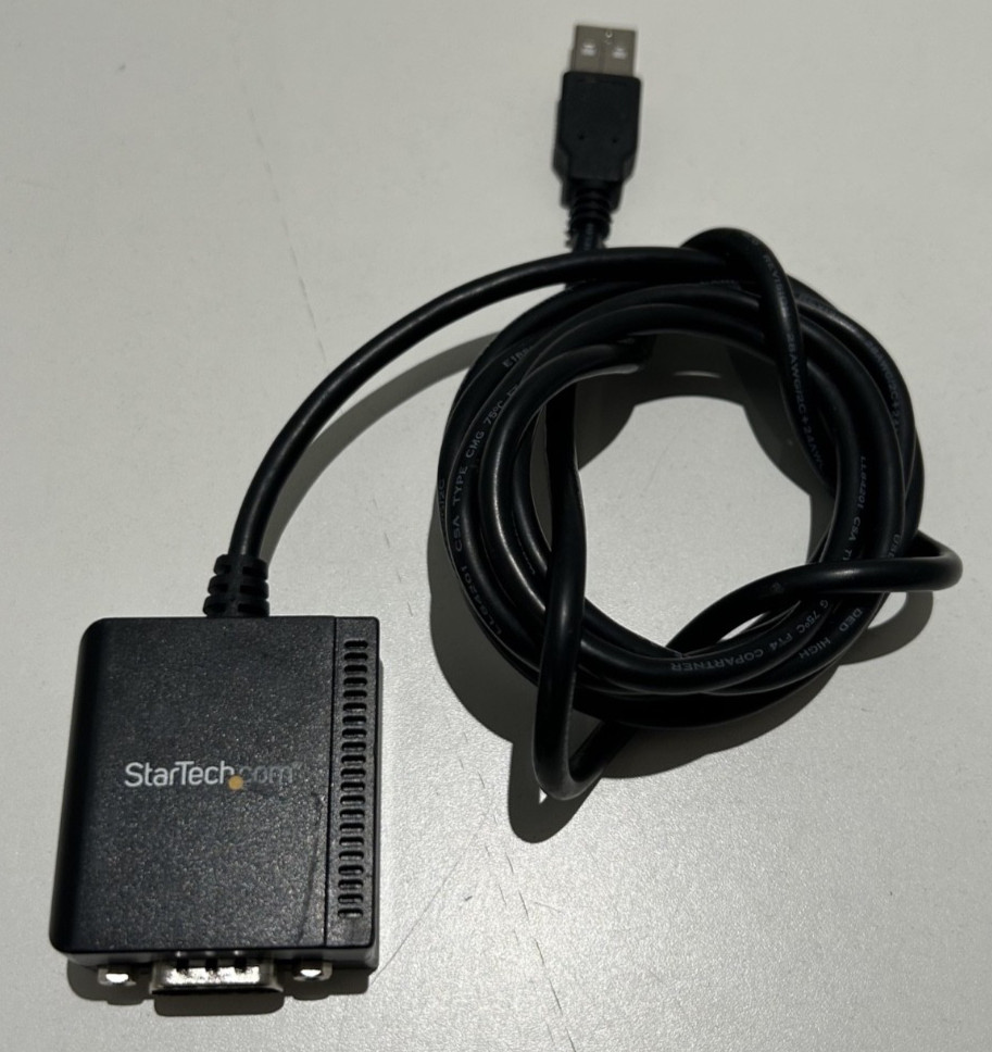 StarTech.com ICUSB2321F FTDI USB to RS232 Adapter Cable 5ft COM Retention