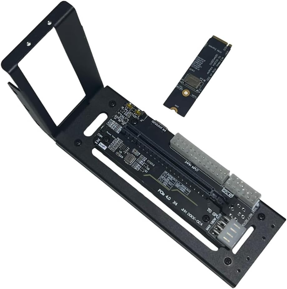 M.2 M-Key to PCIE 4.0X4 External Graphics Card Stand Bracket Adapter