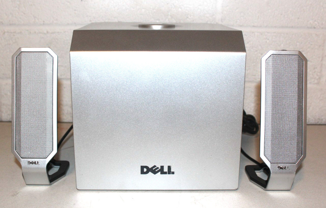 DELL Zylux A525 Multimedia Computer Speakers and Subwoofer ~ Tested/Working