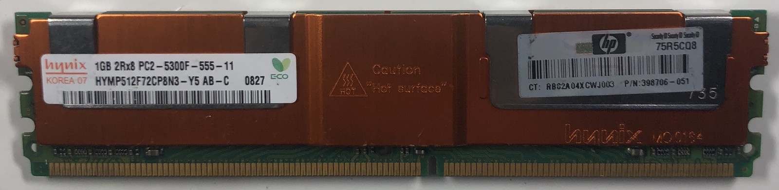 Hynix HYMP512F72CP8N3-Y5 1GB DDR2 Server RAM Memory