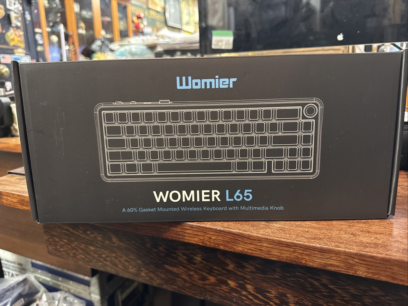 womier L65 60% Mechanical Keyboard Wireless with Knob, White Gaming Keyboard ...