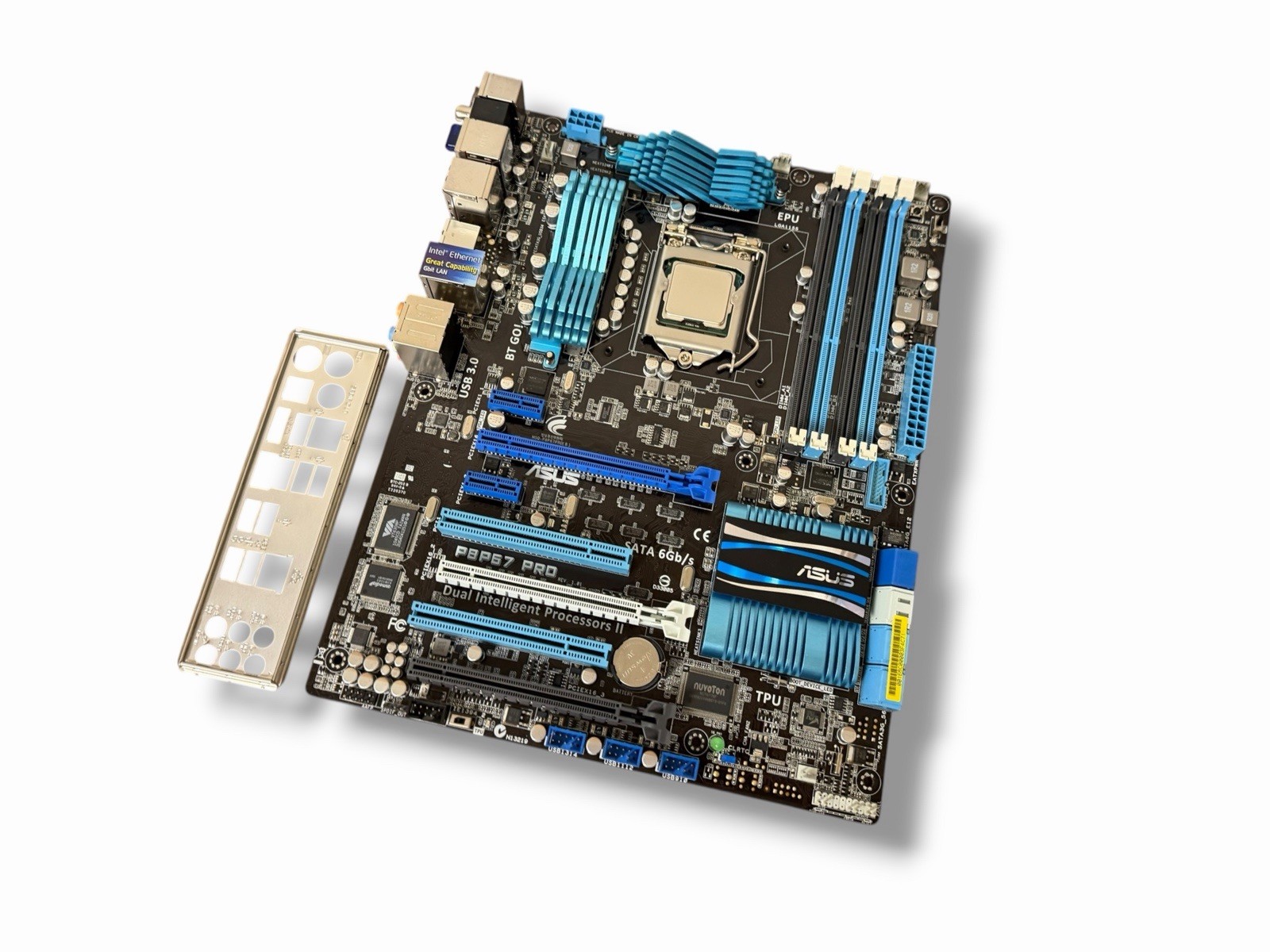 ASUS P8P67 PRO LGA 1155 Intel P67 DDR3 SATA 6Gb/s ATX Intel Motherboard + I/O