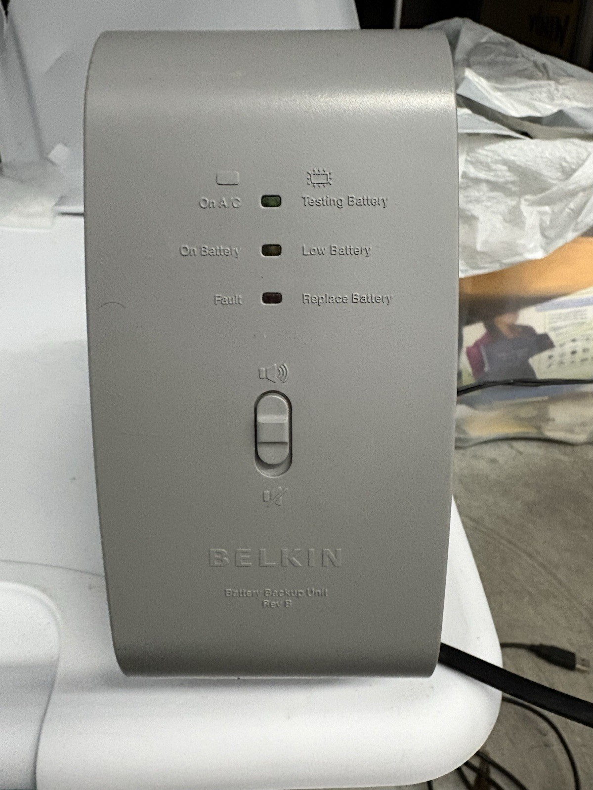 Belkin Residential Gateway (RG) Battery Backup (Model BU3DC001-12V, Revision B