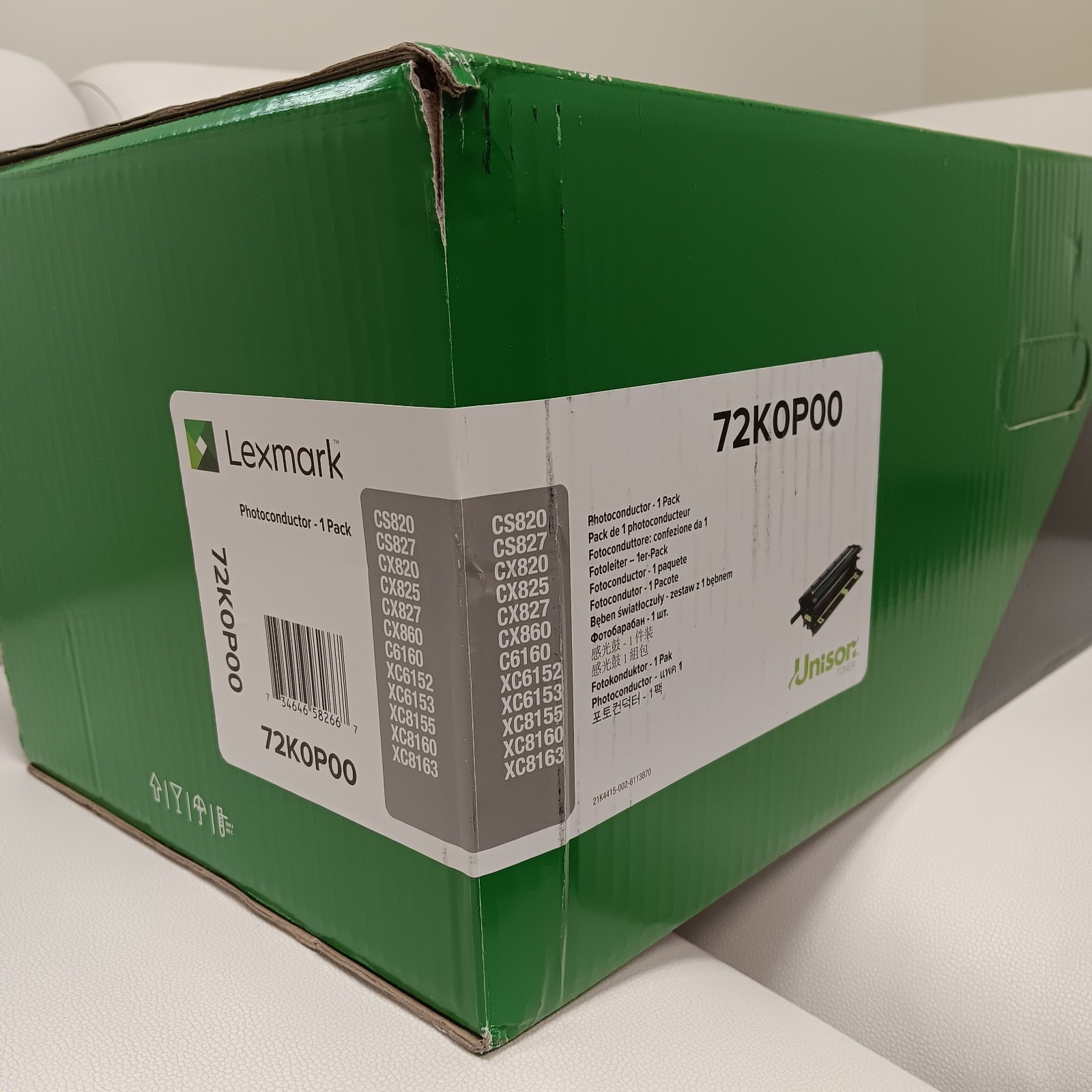 Lexmark Genuine 72K0P00 Photoconductor Drum Unit Original OEM CS820 CX825 CX860