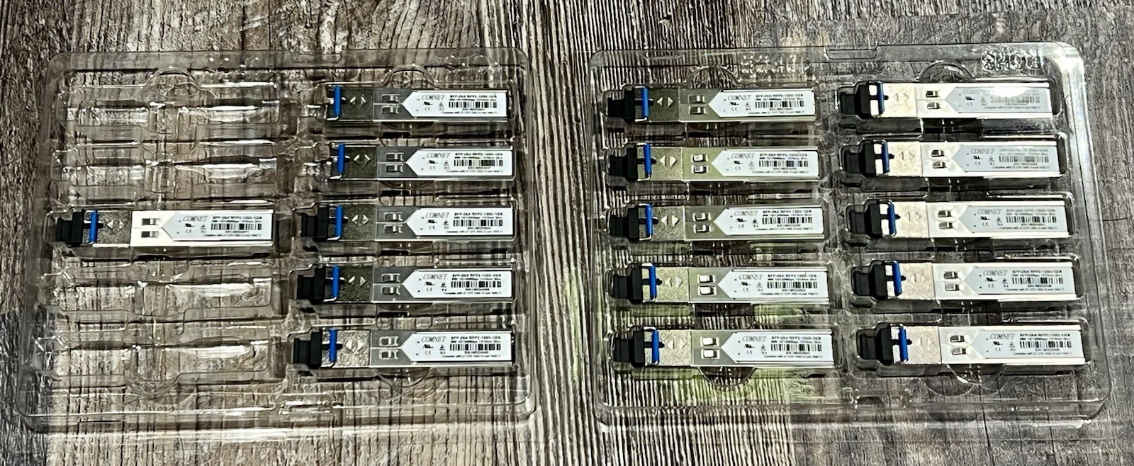 LOT OF 16 COMNET SFP Multimode 1310nm Transceiver SFP-26' RFP2-1303-1I2N 7BLU224