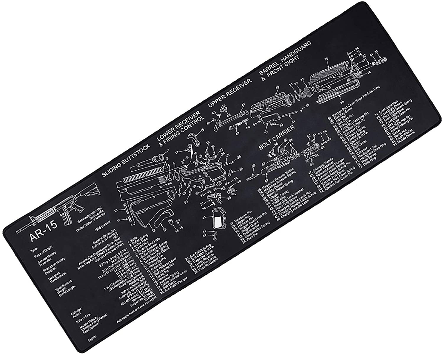 Extended Large High-Performance Anti-Fray Gaming Mouse Pad Computer Keyboard Mat