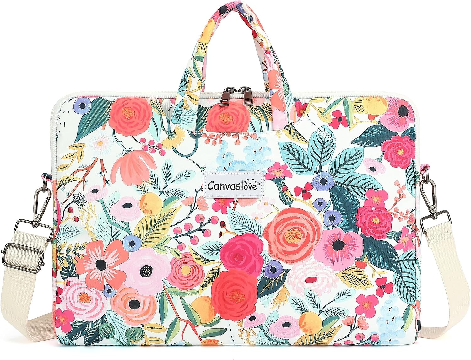 Laptop Sleeve Case Bag for MacBook Pro 16" & 15.6" - Water Resistant Floral Desi