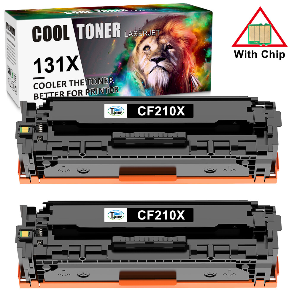 2P CF210A 131A Toner Cartridge Black for HP LaserJet Pro 200 Color M276nw M251nw
