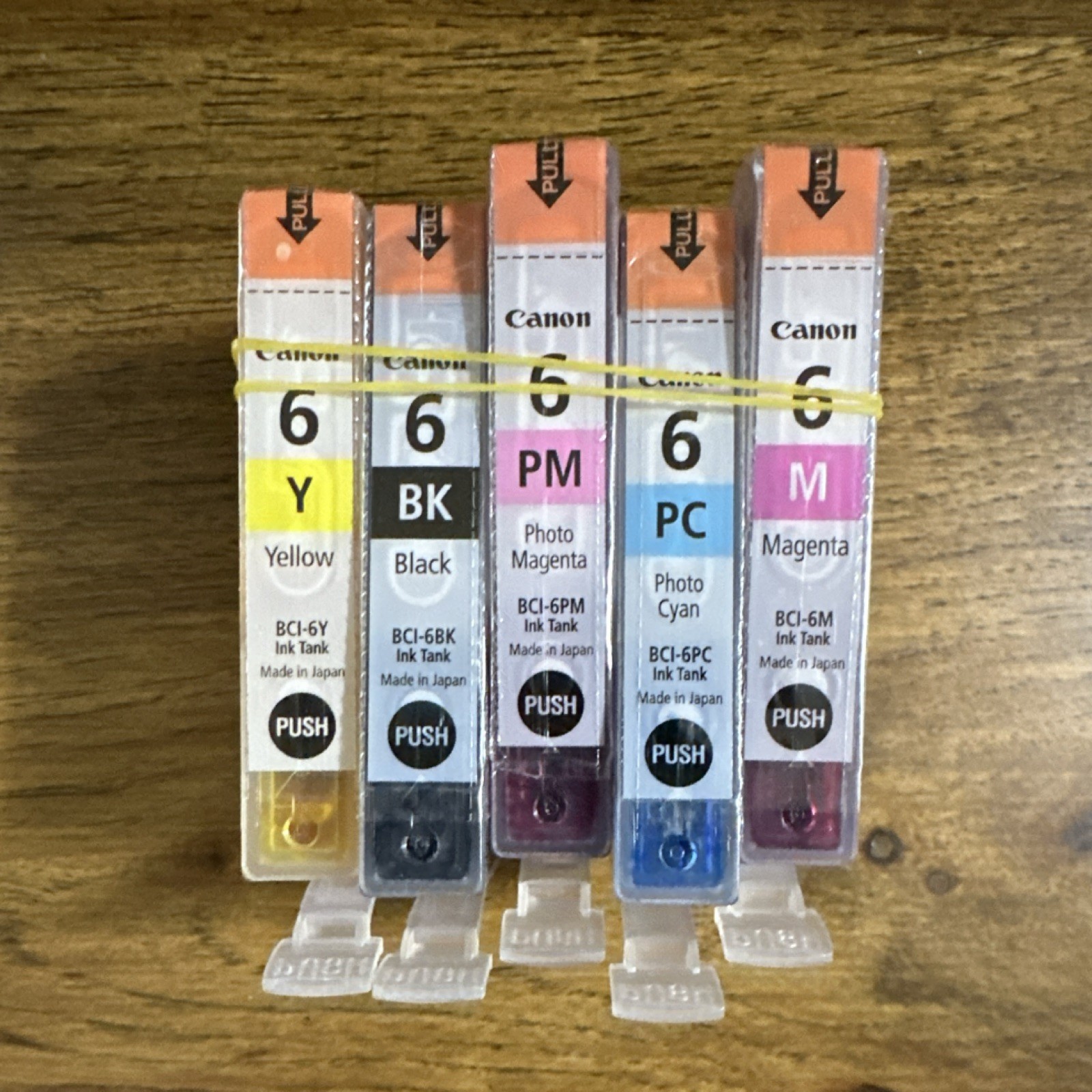  Genuine Canon BCI-6 Ink Cartridges Yellow Black Photo Magenta Cyan Magenta #16