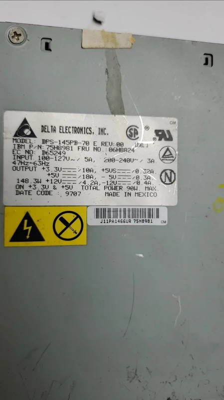 DPS-145PB-70 e delta electronics power supply