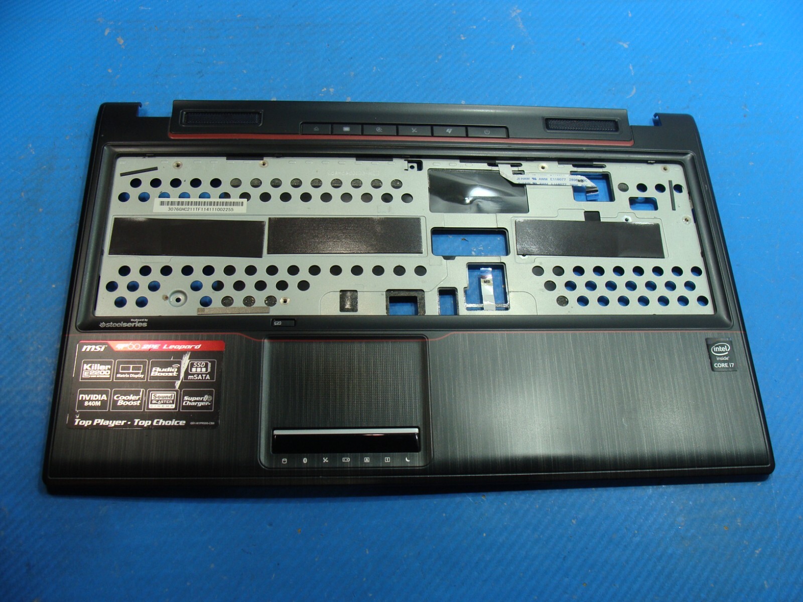 MSI Leopard GP60 2PE 15.6" Genuine Palmrest w/Touchpad 3076GHC211