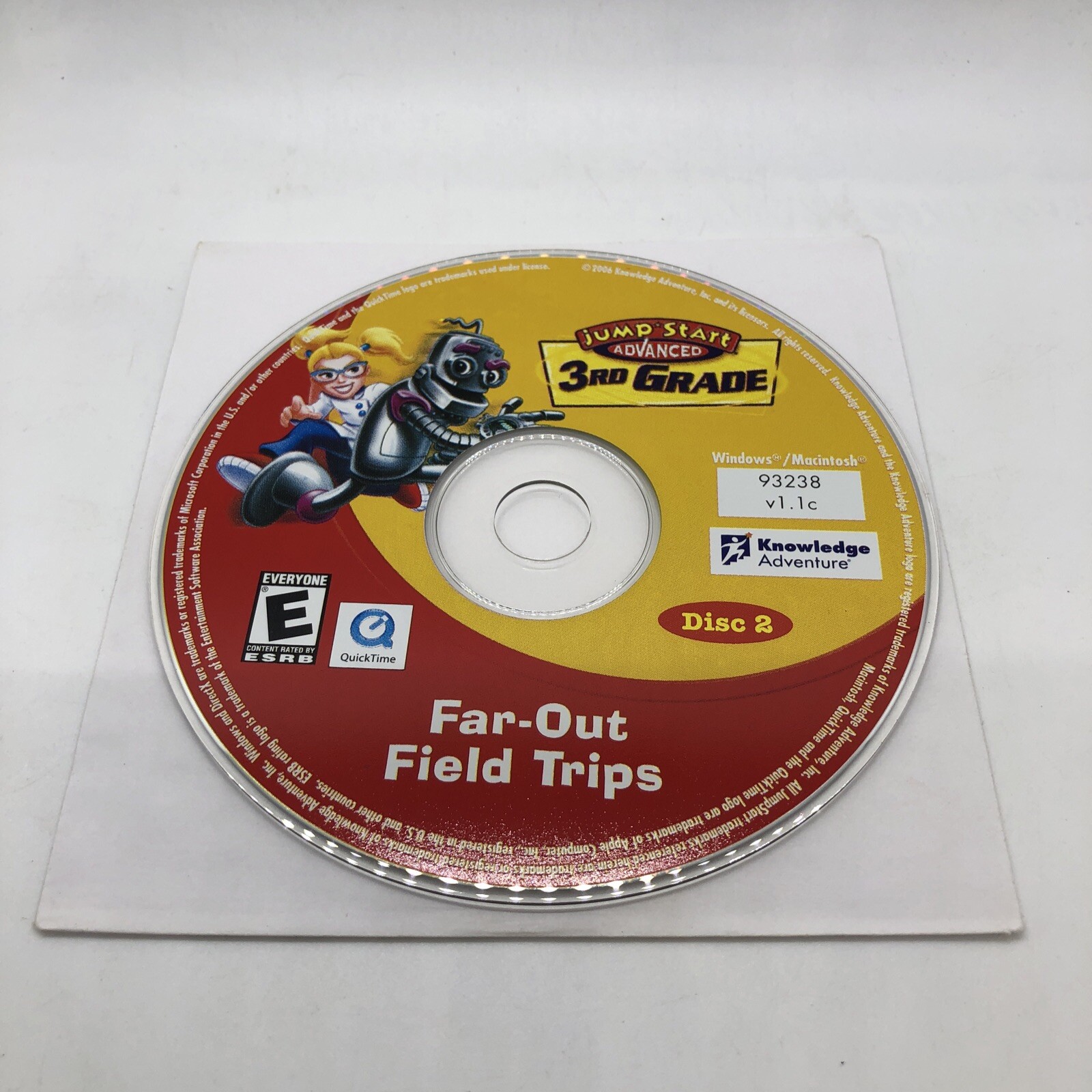 Jump Start Advanced 3rd Grade Far-out Field Trips Disc 2