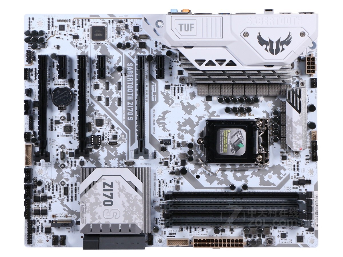 For ASUS SABERTOOTH Z170 S motherboard LGA1151 DDR4 64G HDMI+DP ATX Tested ok