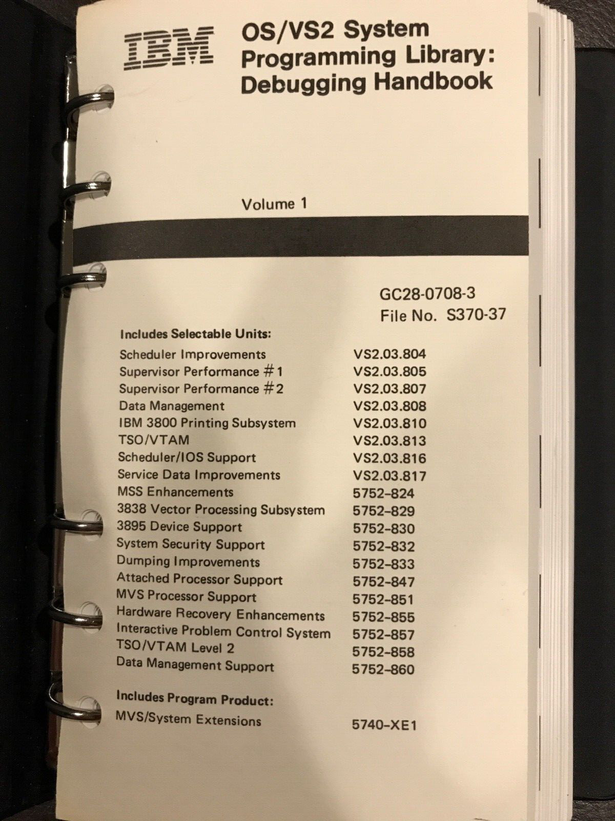 IBM Systems Programming Library Debugging  ALL 3 VOLUMES.  ULTRA RARE manual