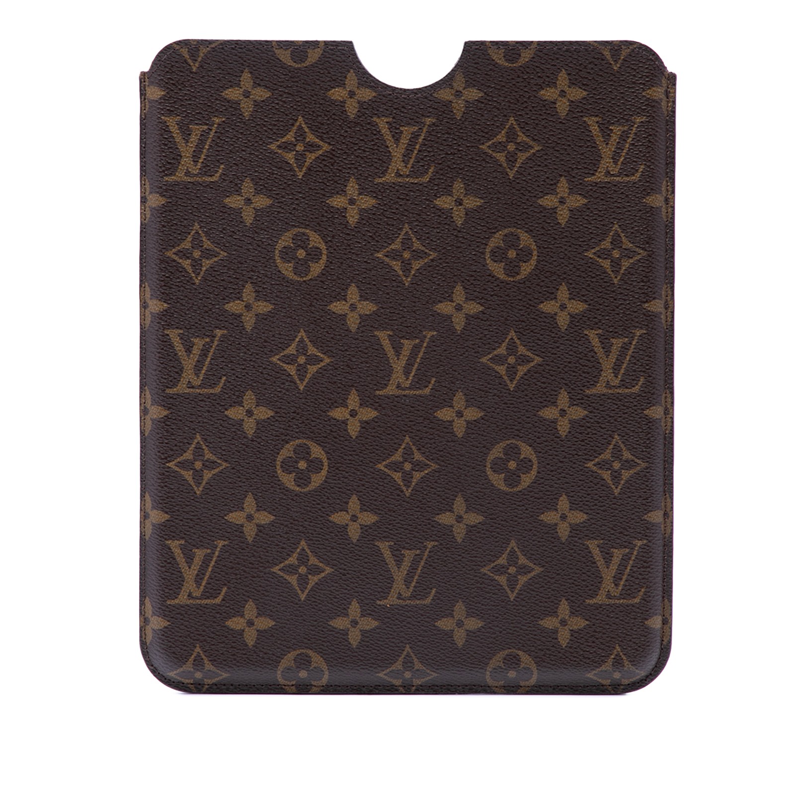 Louis Vuitton Monogram iPad Case Pre-Loved Brown