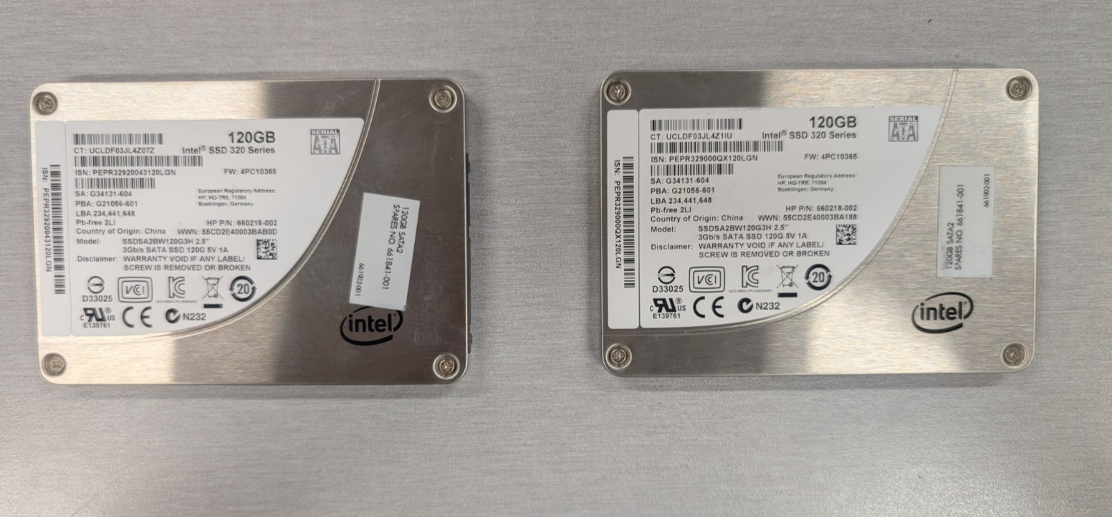 Intel 320 Series 120GB 2.5" SATA SSD SSDSA2CW120G3H